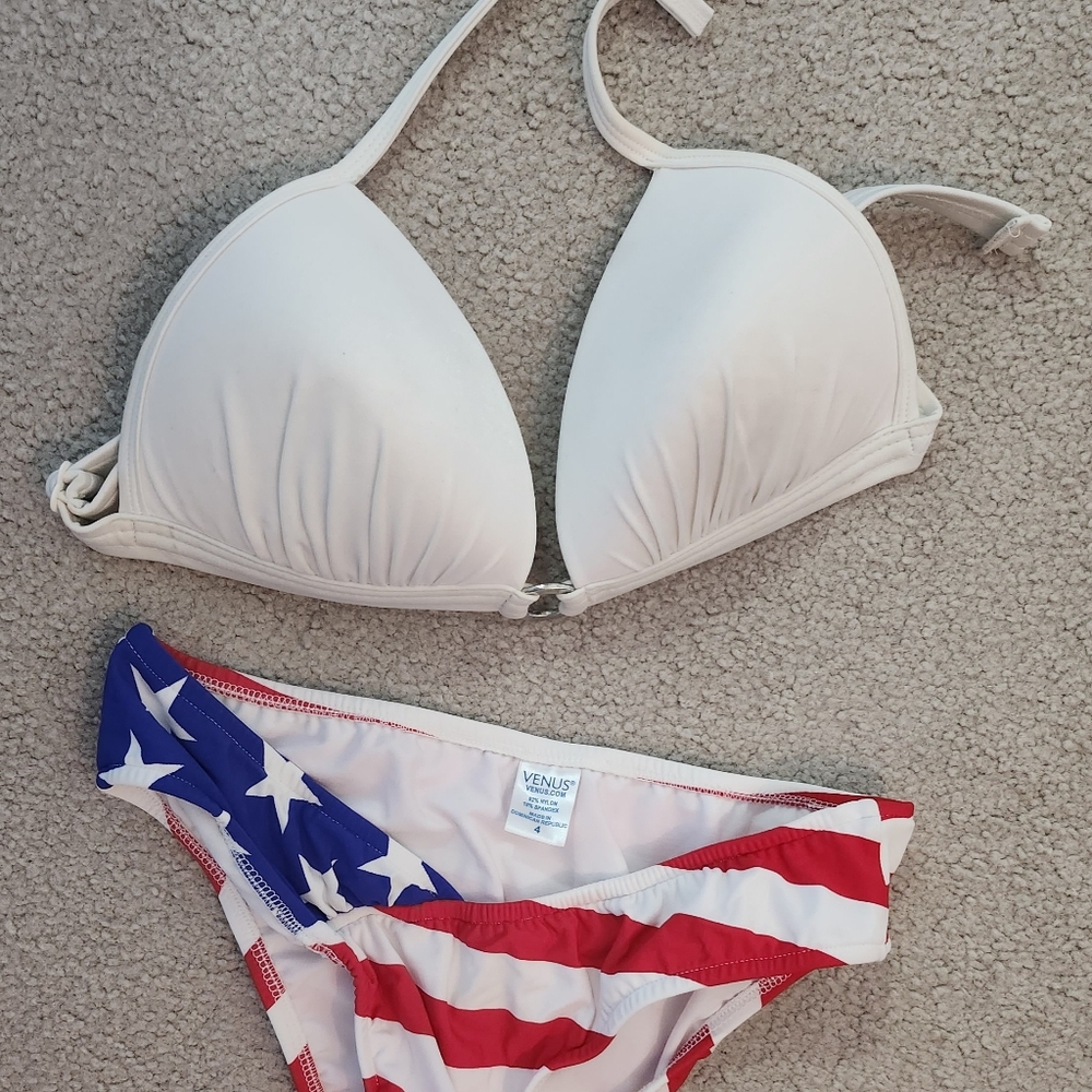 Women's Sz 4 Patriotic Bikini
